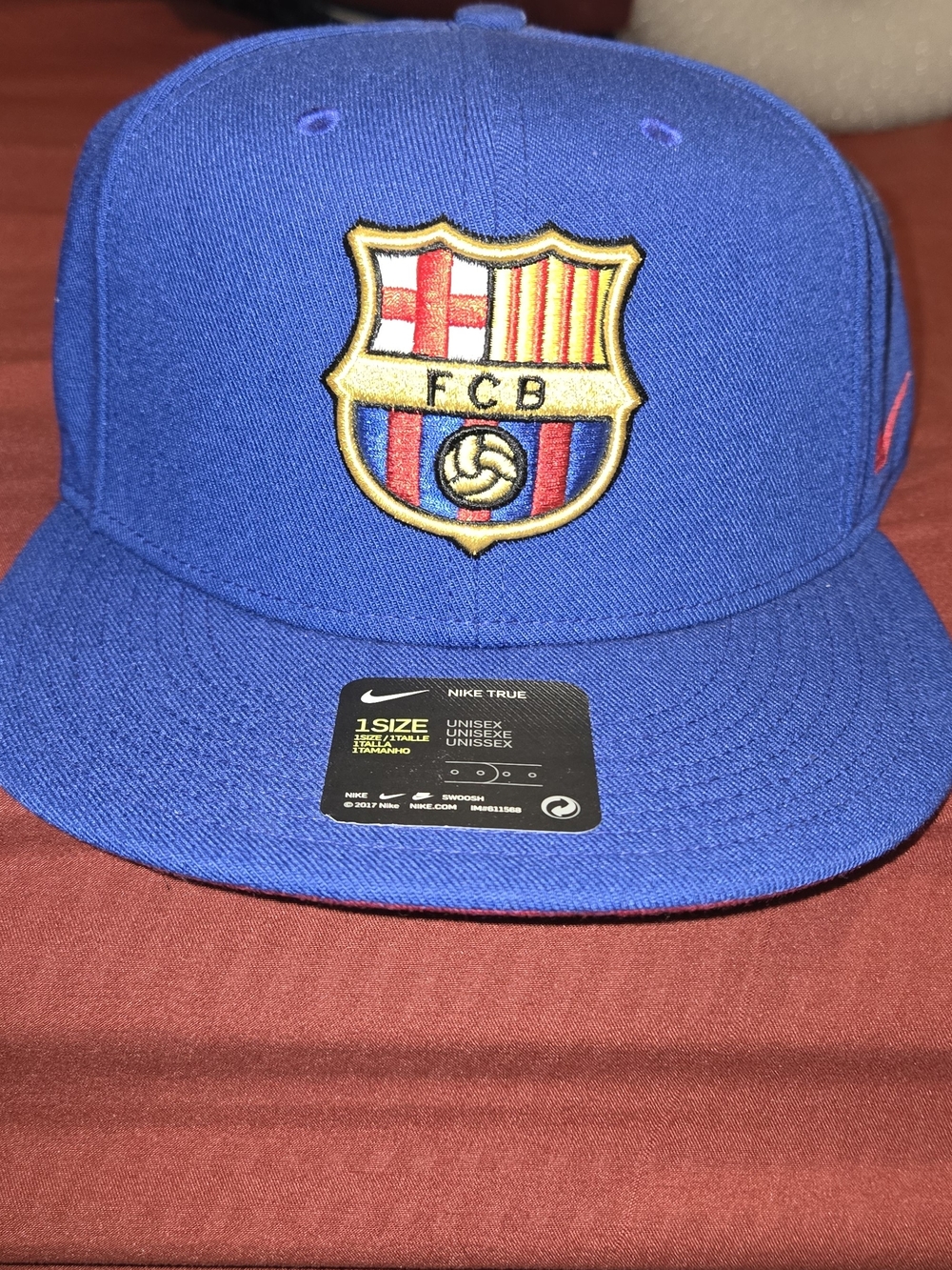 Nike Blue FC Barcelona Snapback Hat